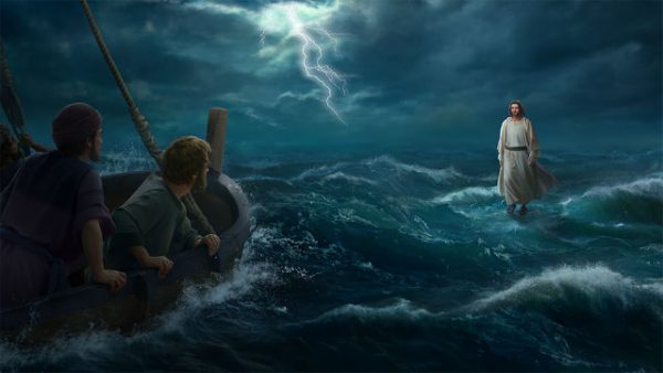 聖經故事-耶穌在海面上行走