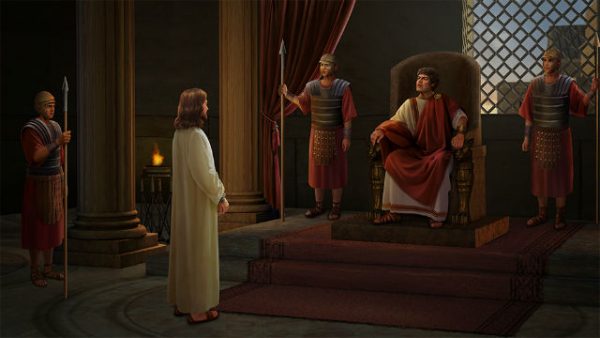聖經故事-耶穌被交彼拉多