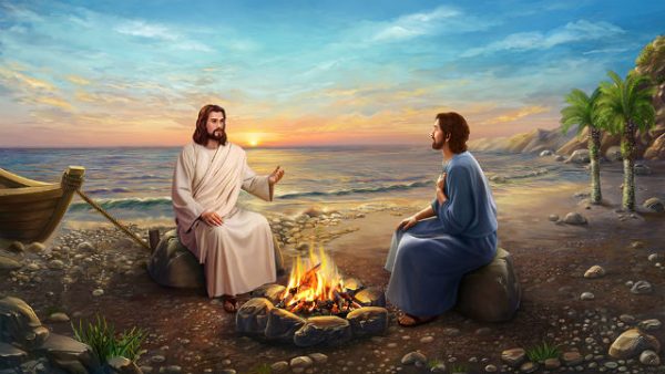 聖經故事-耶穌三次問彼得是否愛他
