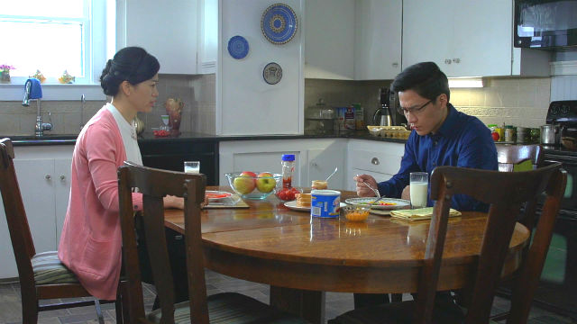 夫妻商量丈夫的工作