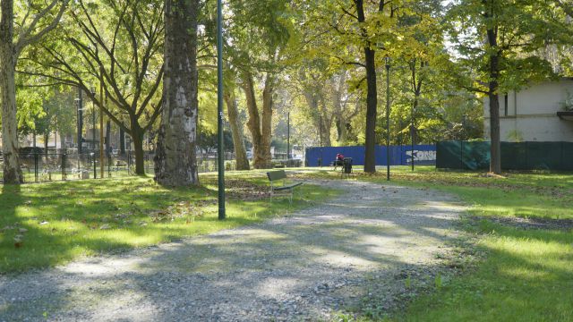 修復後重新開放的米歇洛蒂公園(Parco Michelotti)。